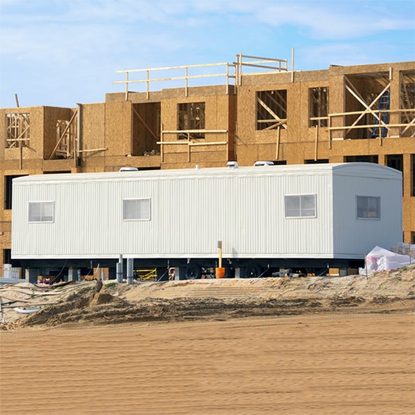 we can typically deliver a construction trailer to your job site within a few days